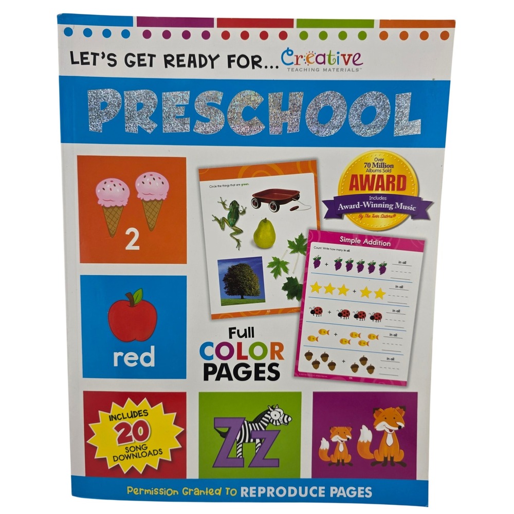 Creative Teaching Materials Lets Get Ready‎ for Preschool Learning Workbook